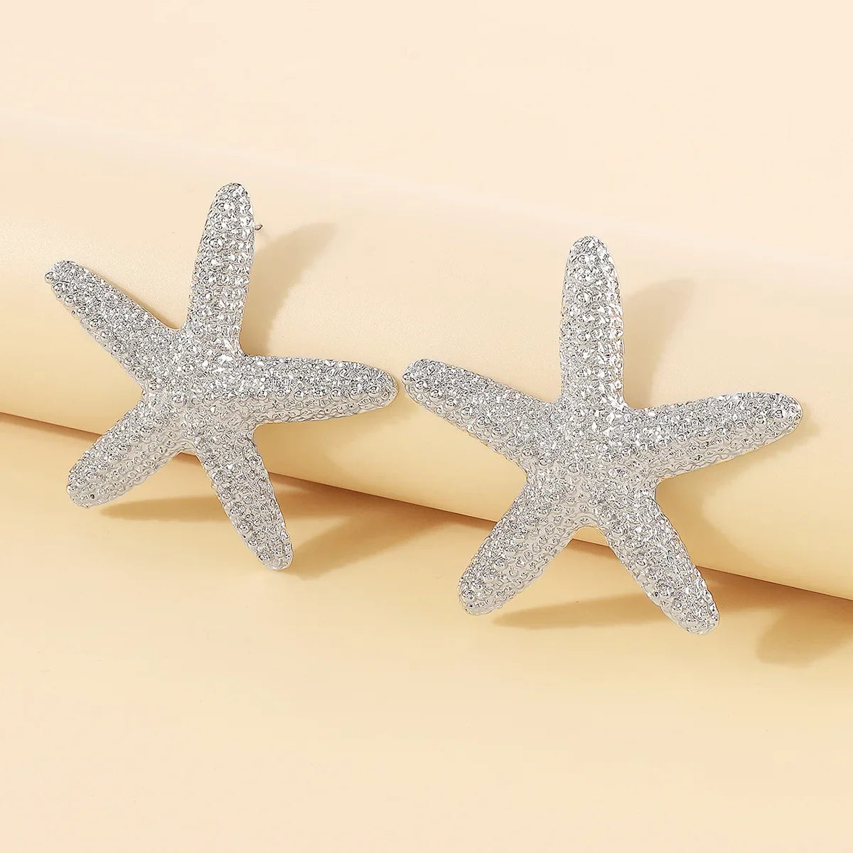Golden Starfish Drop Earrings