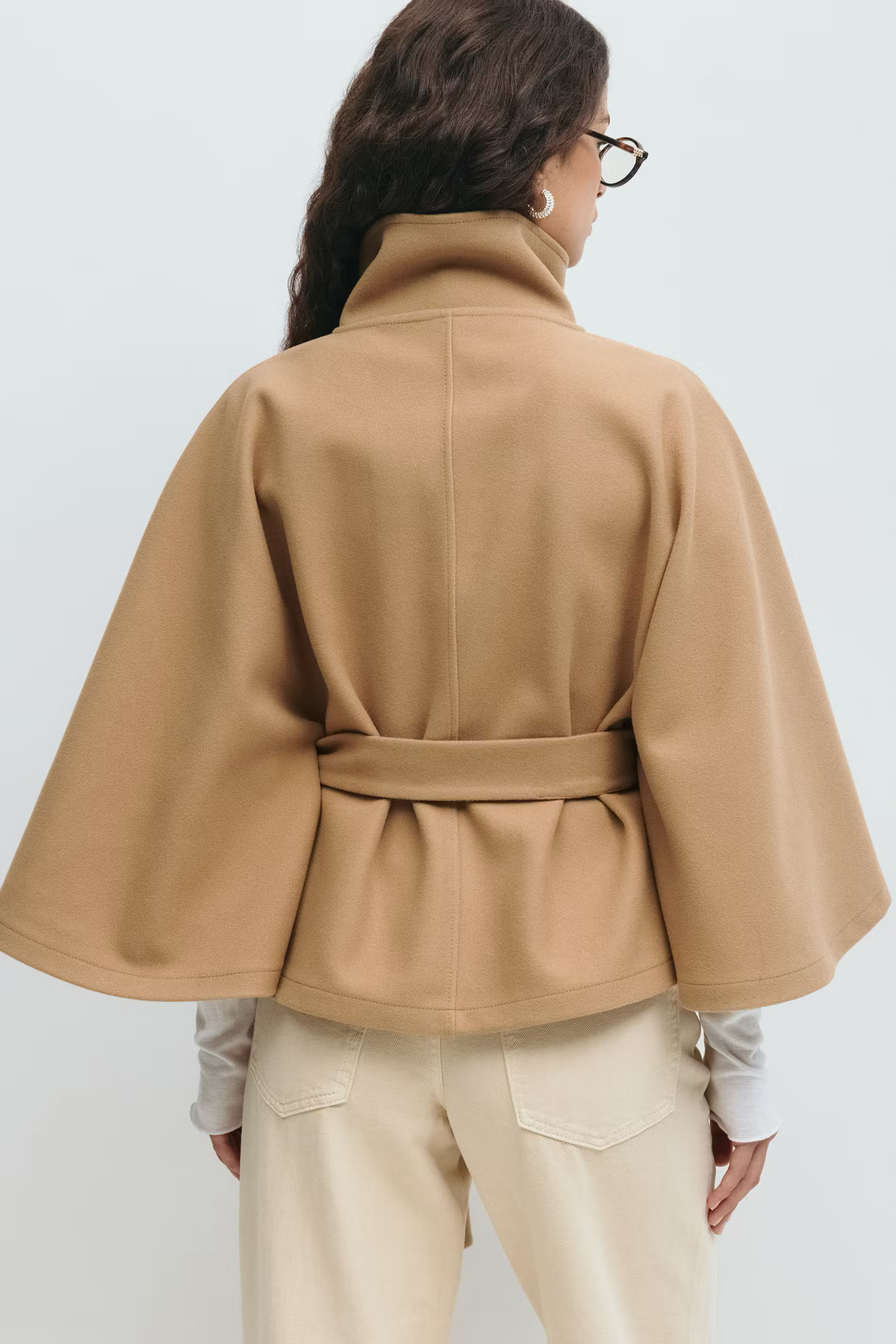 CELINNEA | Belt Cape Jacket